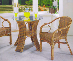 Cane 2 seater breakfast set 15