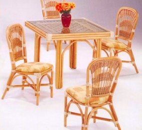 Cane dining furniture suite 36