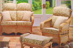Wicker lounge furniture suite 38
