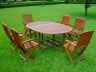 6 seater hardwood furniture suite 418