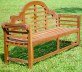 Hardwood garden bench 431