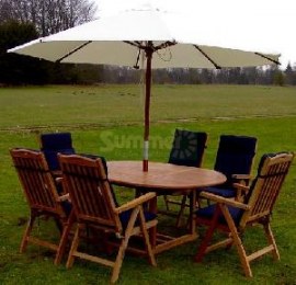 6, 8 or 10 seater teak furniture suite 382
