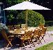 6, 8 or 10 seater teak furniture suite 386